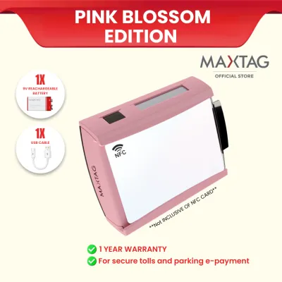 Pink Blossom Edition MaxTag Smart Tag Touch n Go Toll