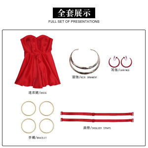 New Panty & Stocking with Garterbelt cos Clothing panty Little Red Dress cosplay Two-dimensional role-playing anime costumes