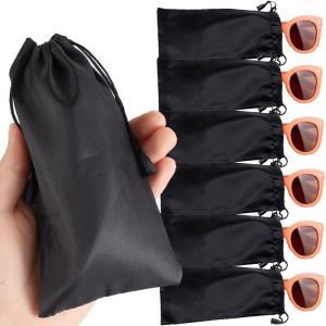 5/10PCS Waterproof Eyewear Case Sunglasses Fabric Bag/Portable Dustproof Glasses Storage Pouch