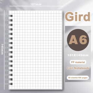 80 Sheets Spring Notebook Flip Up Loose-Leaf Writing Notebook For Senior High Big Notebook School Supplies