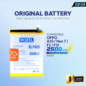 WIXEL Baterai BLP605 Oppo F1 / A35 / Neo 7 / A33W / A33 / F1F Double Power Real Capacity Batre Batrai Battery Original Ori Dual BLP 605