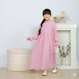 Aisha Baju Dress Anak Perempuan Tanggung usia 3 - 15 Tahun