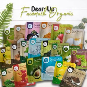 MASKER WAJAH ORGANIK 10 gr DEAR UP ORGANIK MASK BPOM