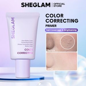 SHEGLAM Pore Face Primer Poreless Oil-Control Lightweight Liquid Primer Lightweight Concealer Face Makeup Base Cream Primer Cosmetics