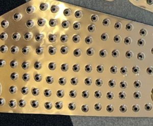 MIO GEAR ALLOY POWDER COATED FOOTBOARD MATTING / GEAR  125 / GEAR 350 / GEAR 350s