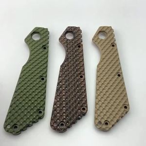 3สี G10วัสดุพับมีดขนาดจับแพทช์สำหรับของแท้ ST Strider SMF มีดจับ DIY ทำให้อุปกรณ์ทดแทนส่วน
