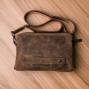 Tas Selempang Pria REVEN OSLO SLINGBAG Cowok Kulit Sapi 100% Distro Import Keren Murah Terbaru