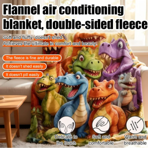 Velvet Air Conditioning Blanket Air Conditioning Blanket Flannel Home Fleece Double Sided