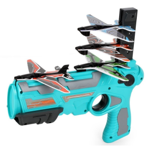 4 pcs aircraft Children Airplane Launcher sport kids toy aeroplane gun fly sky pistol kapal terbang mainan kanak kanak