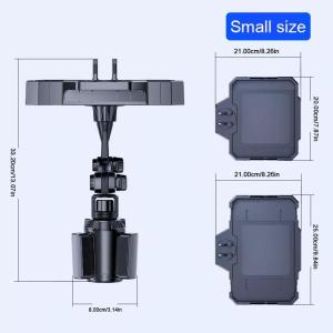 SEAMETAL Multipurpose Car Food Tray Portable Car Dining Table with Mobile Phone Holder Laptop Drink Holder Car Extendable Plate