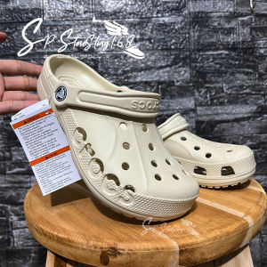 รองเท้าหัวโต เท้าแตะผู้หญิ่ง Crocs Baya Clog รองเท้าผู้หญิงแบบรัดส้น รองเท้าแตะลำลอง