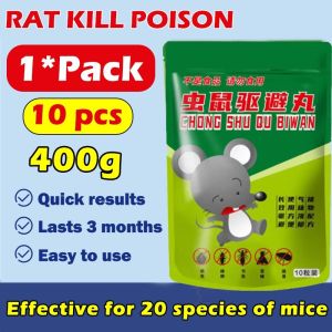 Rat Repellent for Home 10Pcs Rat Repellent Moth Balls Rat Killer Powerful Mouse Killer rat killer poison Safe And Non-Toxic