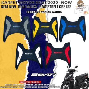 KARPET BEAT DELUXE STREET CBS ABS ISS 2020 2021 2022 2023 2024 BORDES PIJAKAN ALAS KAKI MOTOR HONDA