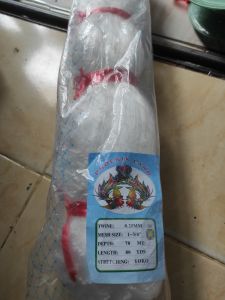 Jaring senar 1-3/4 inci 025 70x80 yoko lebar 3 m panjang 70 m