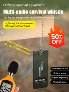 Distress High Brightness Sos Whistle Reminder Sound and Light Alarm Easy to Carry Windproof