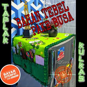 TERLARIS!! taplak kulkas / taplak lemari es / taplak serbaguna