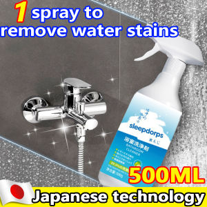 💦3 seconds to remove stains💦tile cleaner Bathroom Cleaner 500ml removes water stains scale stains grease stains cleans tiles glass  glass cleaner bathroom cleaner bathroom polish toilet cleaner stain remover toilet cleaner