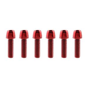 BLACKON 6pcs/set Titanium-plated Bicycle Handlebar Screws Stainless Steel M5 17MM Bicycle Stem Screw Bike Stem Bolts Colorful Bike Handle in Bolts Bike Handlebar
