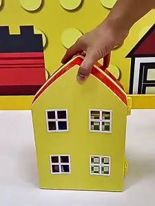 Peppa Pigs family of four play house toy 3-6 Peppa Pigs House Childrens Set - Gift for Girls