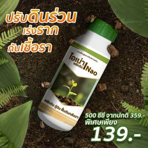 สารปรับสภาพดิน ไอเน่า 9ขวด999บาท สูตรเข้มข้น ดินเน่า ดินร่วนซุย ขนาด 500 ML