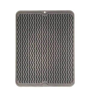 M Concept eMall 40x30 Silicone Dish Drying Mat Kitchen Drain Mat Heat Silicon Resistant SinkDraining Placemat Drain Pad Silicon Table Placemat Dinnerware Dish Cup Cushion Pad Dinnerware Tableware Placemat Potholder Water Glass Tableware Pot Insulation