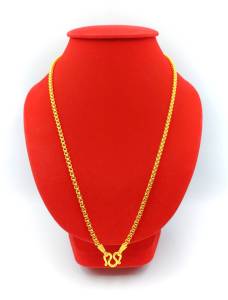 สร้อย สร้อยทอง สร้อยคอทอง น้ำหนัก 2 บาท ยาว 24 นิ้ว สร้อยทองไมครอน ผลิตจากช่างฝีมือเยาราช งานสวยดูดีไม่ลอกไม่ดำ **จำนวนจำกัด**