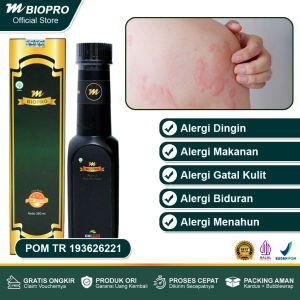 Obat Alergi Paling Ampuh Alergi Kulit Gatal Bentol Alergi Gatal Kulit Herbal Alergi Alergi Dingin Biduran Rhinitis Alergi Kaligata Alergi Seafood Alergi Debu Gatal Kulit Alergi Untuk Anak Dan Dewasa - Mbiopro Asli Original