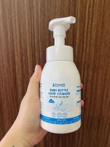 Nước rửa bình sữa 300ml Fuwa3e làm sạch bình sữa cặn sữa không hóa chất độc hại an toàn cho mẹ và bé