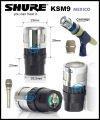 Đầu âm thanh Củ micro Shure KSM9 năng động Cardioid, Supercardioid chuyên nghiệp, giảm hú tốt, Tặng 1 chống lăn micro. 