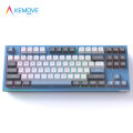 Kemove K87 Bàn phím cơ không dây, 80% TKL RGB hot-swappable Bàn phím chơi game với bluetooth5.0/2.4G/có dây chế độ, 87 phím máy tính Bàn phím máy tính với pre-lubed yên tĩnh tuyến tính công tắc Đỏ. 