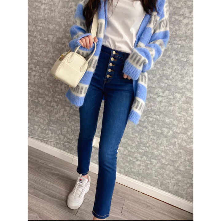 High%20Quality%20Women's%20Fashion%20Stretchable%205%20Buttons%20Jeans%20High%20Waist%20Skinny%20Pants%20Stretchable%203Different%20Colors%20Available%20-%20Image%2010