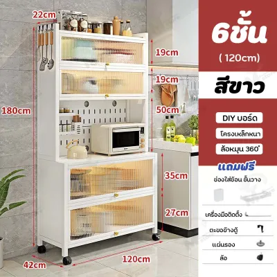 เคาเตอร์ครัว ตู้เก็บเครื่องใช้ในครัว ชั้นวางของใช้ในครัว สำหรับอุปกรณ์ในครัว วางเครื่องใช้ไฟฟ้า ไมโครเวฟ หม้อหุงข้าว แข็งแรง พร้อมส่ง ZE