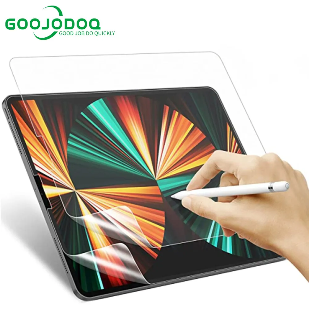 GOOJODOQ New iPad Paper Film Screen Protector Full Screen Protector For Gen10/9/8/7/6/5 Air5 Air4 10.9 inch Pro11 11inch pro12.9