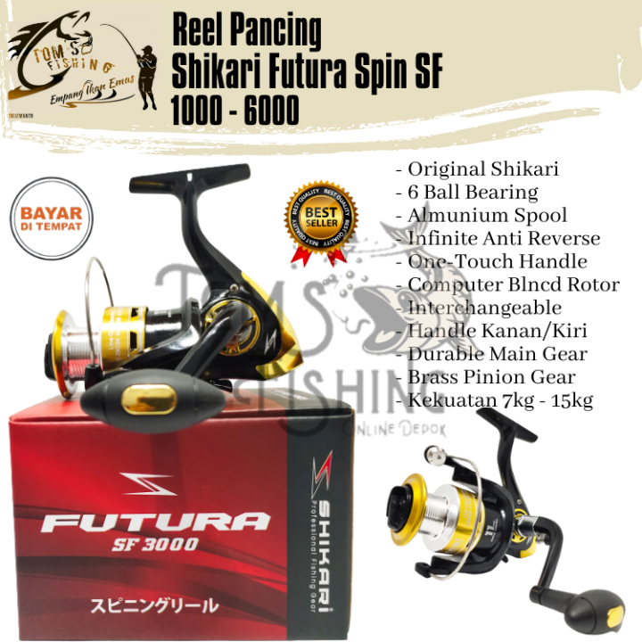 PROMO Reel Pancing Shikari Futura SF 1000 - 6000 (6 Bearing) Spool