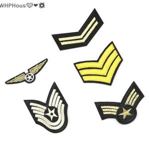 WP💓💛💖 Flying Jacket Badge Golden Wings  Hook Loop Patch Mini Eagle Morale Emblem Chest Cloth Sticker for Men Pilot Suit DIY
