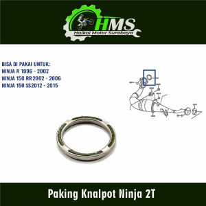 Paking Knalpot Ninja 2T - Packing Asbes Gasket Exh Pipe Kenalpot Knalpot Ninja 2 Tak Ninja 150 R 150