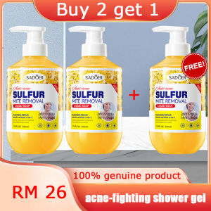 100% effective acne-removing shower gel sulfur shower gel 500ml sulfur soap antibacterial soap acne-removing whitening shower gel anti-itching shower gel amino acid shower gel body care moisturizing