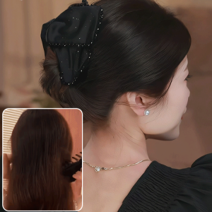 Womens easy half tie temperament hair clip