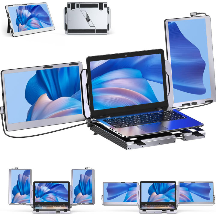 [eforcelxt] OFIYAA F2 14'' Triple Screen Laptop Screen Extender Laptop
