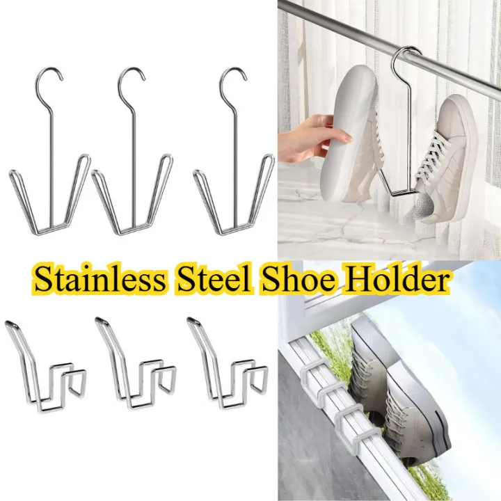 Shoe%20Hanger%20Stainless%201/3Pcs%20Portable%20Shoes%20Drying%20Rack%20Hook%20Steel%20Shoes%20Drying%20Rack%20Antiskid%20-%20Image%203