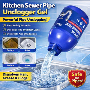 【Quick Unclog & OdorFree】Antibacterial Drain Cleaner Gel Powerful Bacteria Elimination/Stain Remover