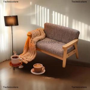 [COD] Technicolore เก้าอี้ห้องนั่งเล่นจำลองขนาดเล็ก1ชิ้น1:12เฟอร์นิเจอร์บ้านตุ๊กตาขนาดเล็กโซฟาคู่เด็กเล่นเลียนแบบตุ๊กตาของตกแต่งบ้านแบบทำมือ