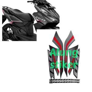 STIKER STRIPING LIS LE BODY MOTOR VARIO 160 2022 ABU-DOFF 1SET STANDAR