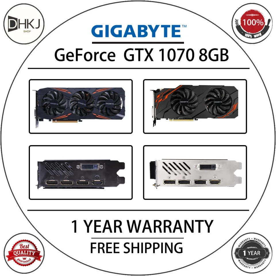USED Gigabyte GeForce GTX 1070 G1 Gaming 8G High Performance