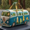 WEARY Foldable Quilted Gym Bag Large Capacity Floral Print Large Camping Bag High Quality Soft Travel Bag Camping. 