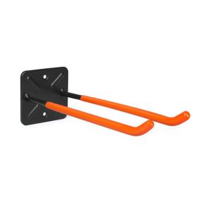 MINIAT 1Pcs Wall Mounted Garage Storage Hook Screw Installation Iron Wall Mounted Hook Space Saving Shovel Rake Holder for Garage Warehouse Shed