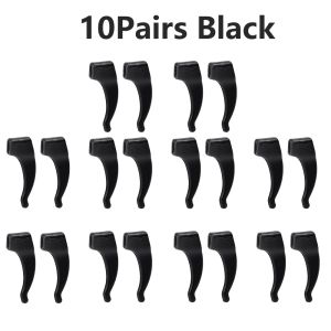10 cặp mềm silicon móc đeo tai chống trượt chống thả đàn hồi kính người giữ phụ nữ người đàn ông kính đai bó ống chân kính phụ kiện
