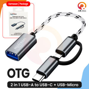 [RO ACC] NANVAN OTG 2 IN 1 MICRO USB / TYPE TIPE C FLASH DISK / MOUSE