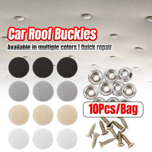 UNeed 10Pcs Car Interior Roof Buckles Headliner Ceiling Cloth Fixing Screw Care Fabric Buckle