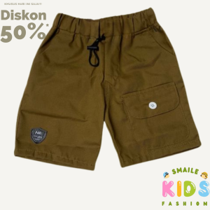Celana Anak Chino Pendek Usia 2 - 6 Tahun